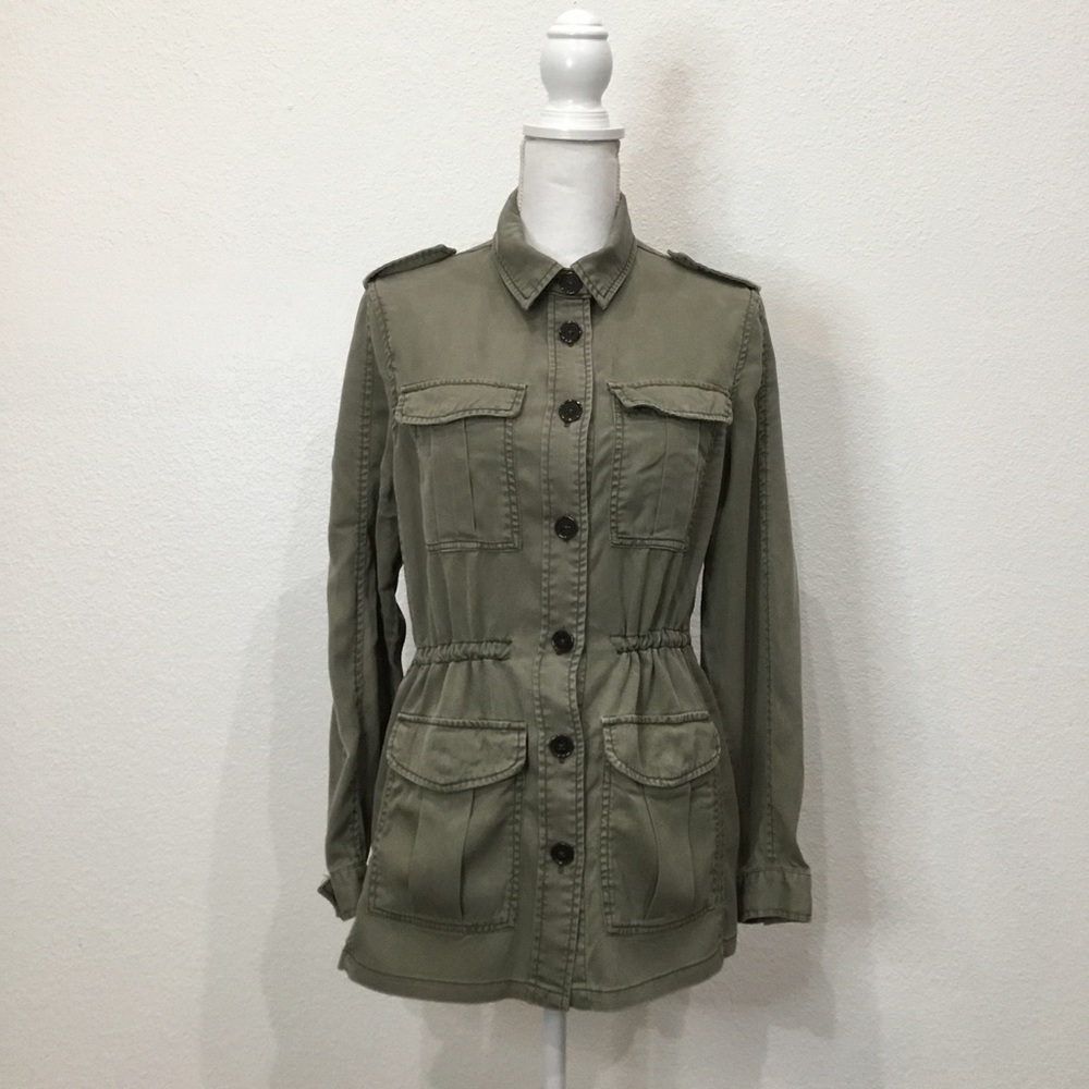 BUFFALO David Bitton Green Utility Jacket Size Small